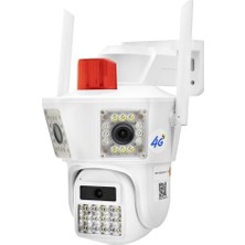 Pileli Store Pilelistore 4g Speed Dome Ip Kamera 2 × 3 Mp Lens Beyaz RX-45AI
