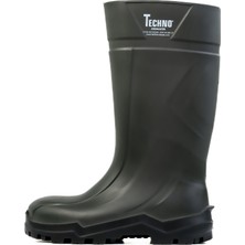 S5 Çelik Burun+Çelik Taban Jobmaster Yeşil Poliüretan Çizme - Techno Boots