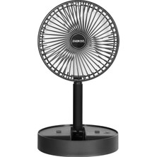 Everest Efn-605 Masaüstü Şarj Edilebilir Siyah 800Mah Usb Fan