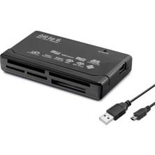 Pileli Store Pilelistore Card Reader USB All In One Siyah HDX7012