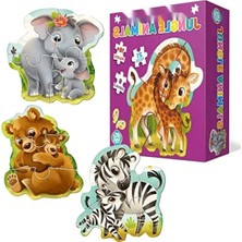 Esranın Dünyası Eğlenceli Puzzle - Orman Hayvanları