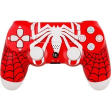 Doreka Ps4 Dualshock 4 V2 Gamepad Yeni Nesil Kol Spider-Man Desenli Pc Uyumlu
