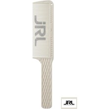 Jrl J202 24.4 cm V-Dişli Seramik Seri Profesyonel Makine Üstü Kesim Tarağı Beyaz