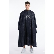 Jrl Tam Saten Örtü 115X140 cm Kabartmalı Çıtçıtlı Kesim Penuarı Lacivert