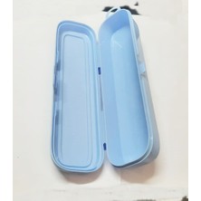 Esranın Dünyası Turkuaz Multi Renkli Kapaklı Kalemlik Kutusu -Çanta Içi Saklama - Diş Fırçası - Makyaj Fırçası Kutu