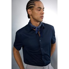 DeFacto Çabuk Kuruyan Slim Fit Kısa Kollu Gömlek G9830AX26SP