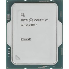 Intel İntel Core İ7 14700Kf Tray 3.4Ghz (Max 5.60Ghz) 20 Çekirdek 33Mb L3 Önbellek 1700 Kutusuz Fansız İşlemci
