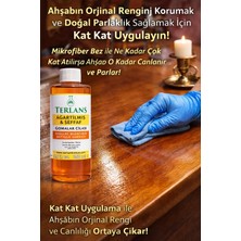 Terlans Ağartılmış Şeffaf Gomalak Cilası Ahşap Parlaklığı İçin 250 Ml Doğal Cila