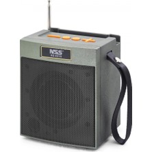 Pileli Store Pilelistore Bluetooth Fm Radyo Tws USB Tf Aux Solar Şarjli Taşinabilir Kamp Hoparlör NS661S