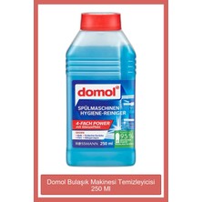 Domol Kokusuz Bulaşık Makinesi Temizleyicisi 250 ml - Yağ ve Kireç Lekelerini Etkili Bir Şekilde Giderir, Düzenli Kullanımda Performansı Artırır