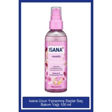 Isana Isıya Dayanıklı Saç Bakım Yağı 100 ml Jojoba Yağlı Uzun ve Yıpranmış Saçlara Özel