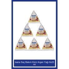Isana Argan Yağlı Saç Bakım Kürü 25 ml × 6 Kadınlar İçin Derinlemesine Besleyici Etki