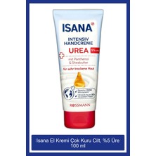 Isana El Kremi %5 Üre ile Çok Kuru Ciltler için 100 ml Derinlemesine Nemlendirici