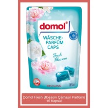 Domol Çamaşır Parfüm Kapsülü Çiçek Bahçesi Kokusu 15 Yıkama Kalıcı Tazelik ve Koku Giderici
