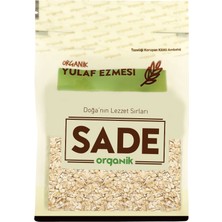 Sade Organik Yulaf Ezmesi 500 gr Doğal İçerik ile Sağlıklı ve Besleyici Kahvaltı Seçeneği