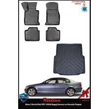 Rizline Bmw 3 Serisi E46 1997-2006 Bagaj Havuzu ve Havuzlu Paspas