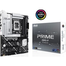 Asus Prime Z890-P 8400Mhz Oc Ddr5 Soket 1851 M.2 Hdmi Dp Atx Intel Anakart
