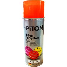 Piton Neon Sprey Boya 400 ml 256455 Kırmızı
