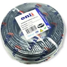  onli 2+1 pe 1x0,50 mini coax 2x0,50mm 500 metre dış ortam cca kamera kablosu