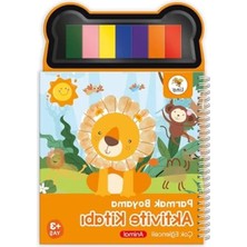 Esranın Dünyası Parmak Boyama Aktivite Kitabı - Hayvan Temalı Eğlenceli Set