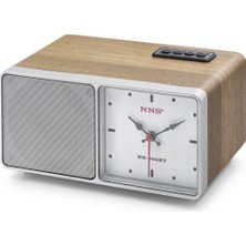 Pileli Store Pilelistore Bluetooth Nostaljik Hoparlör Fm Retro Saatli 195 x 135 x 103 cm NS805BT