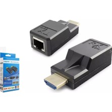 Hadron Hdx1375 60Mt Hdmi Extender Siyah Mini (Type-C Port)