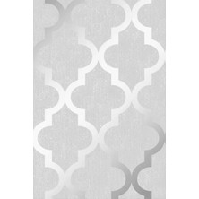 Delixa Exclusive 2080 Yumuşak Gri Gümüş Desen Kağıdı 5,30 M²