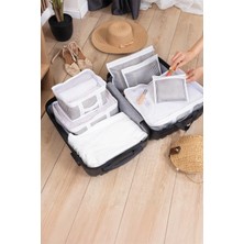 Delixa 12 Organizer Seyahat Çantası Valiz Düzenleyici Bebek Hastane Çıkışı (Standart, Adet, 12)