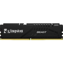  kingston beast kf556c36bbe-16tr 16gb (1x16gb) ddr5 5600mhz cl36 siyah gaming ram (bellek)