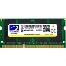  twinmos 8gb ddr3 1600mhz cl16 1.5v mdd38gb1600n notebook ram