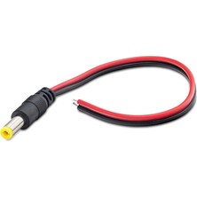 Pileli Store Pilelistore Power Jak Kablo 5.5*1.7 26CM Kırmızı-Siyah HDX5505
