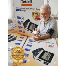 Tekcell Tam Otomatik Dijital Tansiyon Aleti – Aı Destekli Üst Koldan Ölçüm