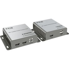 Inca İex-120 Hdmi 4K@30Hz 120Mt Kvm Network Extender 4K@30Hz (Cat-5E-Cat-6 Kablo Uzunluğu)