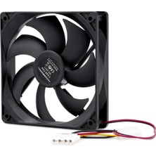 Hadron Hdx1510 Kasa Fanı 4Pin 8Cm Siyah