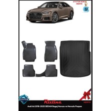 Rizline Audi A6 2018-2025 Sedan Bagaj Havuzu ve Havuzlu Paspas