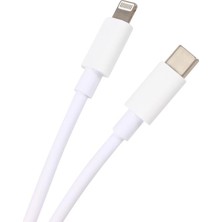 Vcom Cu289 Lightning To Type-C Beyaz 1 Metre 18W Hızlı Şarj Kablosu