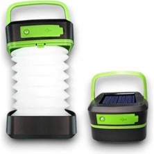 Kamp Feneri Lambası Solar Güneş Enerji Portatif Işıldak Şarjlı