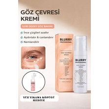 Blurry Professional Hassas Göz Çevresi Kafein +Hyalüronik Kompleks, Mor Halka ve Şişlik Karşıtı Kremi 15 mlNiacinamidli Yüz Temizleme Köpüğü Hediye