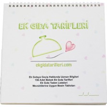 Turuncu Bebek Ek Gıda Kitabı (Takvim Tasarım) - Elif Akar, Uzman Bilgileriyle 156 Adet Bebek Ek Gıda Tarifleri