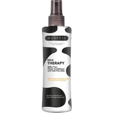 Morfose Milk Therapy 220 ml Çift Fazlı Fön Sütü Kuru Saçlar İçin İpeksi Parlaklık Sağlayan