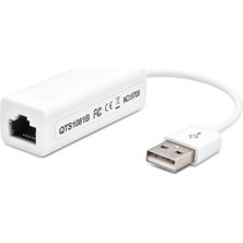 Pileli Store Pilelistore USB 2.0 Ethernet Adaptör 10/100 Mbps - Beyaz HDX5277