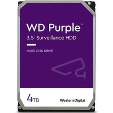  wd 4tb 3.5 purple wd43purz sata3 5400rpm 64mb 7-24 guvenlık harddisk