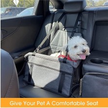 TUMKE Oto Araç Içi Seyahat Kedi Köpek Evcil Hayvan Taşıma  Puseti Araba Koltuğu Askılı Çanta