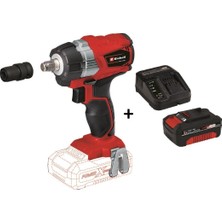 Einhell Te-Cw 18 Li Bl Akülü Şarjlı Somun Sıkma Kömürsüz 4.0 Ah Starter Kit Yüksek Torklu Güç