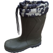 Emek Yünlü Çizme Düz Topuklu Yün Malzemeden Erkekler İçin Rahat ve Şık Kışlık Ayakkabı