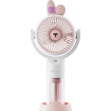  asonic afn26 beyaz 500mah 2 kademe (püskürtme fonksiyon) nemlendirici sprey usb fan şarjlı