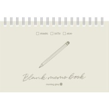 Morning Glory 2500 Not Defteri 10,7X16,5 cm Krem 12001-87450