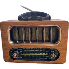 Everton Rt-658 Bluetooth Fm-Usb-Tf-Aux Şarjlı Nostaljik Radyo