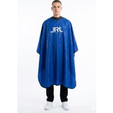 Jrl Tam Saten Örtü 115X140 cm Kabartmalı Çıtçıtlı Kesim Penuarı Saks Mavi