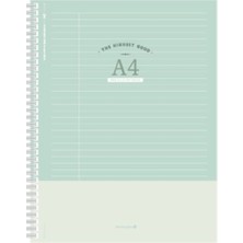 Morning Glory 5000 Çizgili Not Defteri A4 Yeşil 11111-88889